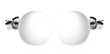 wholesale silver white pearl cz stud earrings