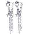wholesale sterling silver multiple wire star stud earrings