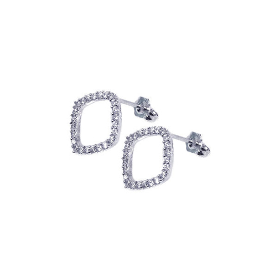wholesale sterling silver micro pave marquise cz stud earrings
