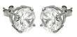 wholesale silver cz stud earrings