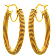 sterling silver gold plated hoop earrings