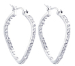 wholesale sterling silver cz hoop earrings