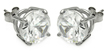 wholesale silver cz stud earrings