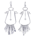 wholesale sterling silver teardrop chandelier hook earrings