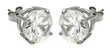 wholesale silver round crown setting cz stud earrings