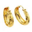 sterling silver gold plated hoop earrings