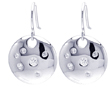 wholesale sterling silver six graduated round cz hook earrings