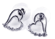 wholesale sterling silver heart earrings