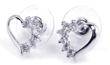 wholesale sterling silver heart earrings