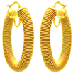 sterling silver gold plated hoop earrings