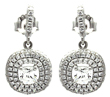 wholesale sterling silver micro pave cz round stud earrings