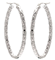 wholesale sterling silver oval hoop earrings