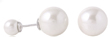 wholesale silver pearl stud earrings