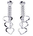 wholesale sterling silver heart earrings