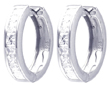 wholesale silver cz hoop earrings