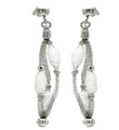 wholesale sterling silver mesh italian stud earrings