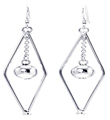 wholesale sterling silver marquise hook earrings