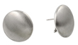 wholesale sterling silver flat round stud earrings