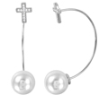 sterling silver turquoise cross earrings