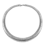 wholesale 925 sterling silver wicker weave texture Italian necklace