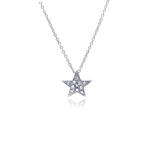sterling silver covered star pendant necklace