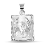 sterling silver high polish dc guadalupe medallion