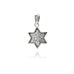 wholesale sterling silver star cz dangling pendant