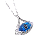 marquise evil eye necklace