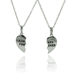 wholesale sterling silver always forever necklace