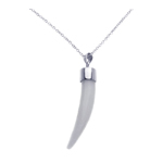 wholesale sterling silver tooth pendant necklace