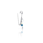 wholesale sterling silver beads pearl heart key pin pendant