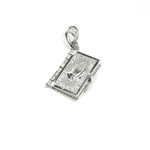 sterling silver bible pendant with spanish writing