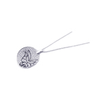 wholesale 925 sterling silver cz butterfly round pendant necklace