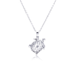 wholesale sterling silver diamond turtle pendant necklace