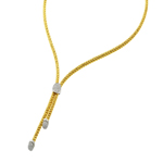 sterling silver gold plated Italian necklace