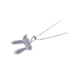 wholesale 925 sterling silver cz pi pendant necklace