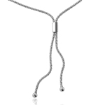 wholesale sterling silver lariat bar Italian necklace