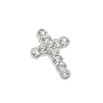 wholesale sterling silver cz cross pendant