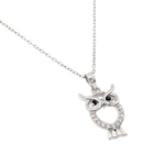 wholesale 925 sterling silver owl pendant