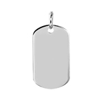 sterling silver dogtag