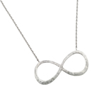wholesale sterling silver infinity pendant necklace