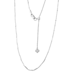 wholesale sterling silver adjustable bar chain