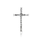 wholesale sterling silver cross cz pendant