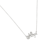 wholesale 925 sterling silver cz hope necklace