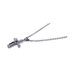 wholesale 925 sterling silver cz cross pendant necklace