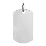 sterling silver dogtag