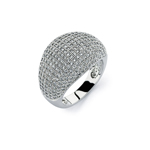 wholesale 925 Sterling Silver Rhodium Finish Cigar Band Ring