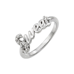 wholesale 925 Sterling Silver Rhodium Finish Sweet Ring