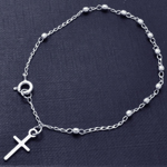 wholesale sterling silver Rosary Bracelet