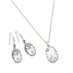 wholesale 925 sterling silver oval set